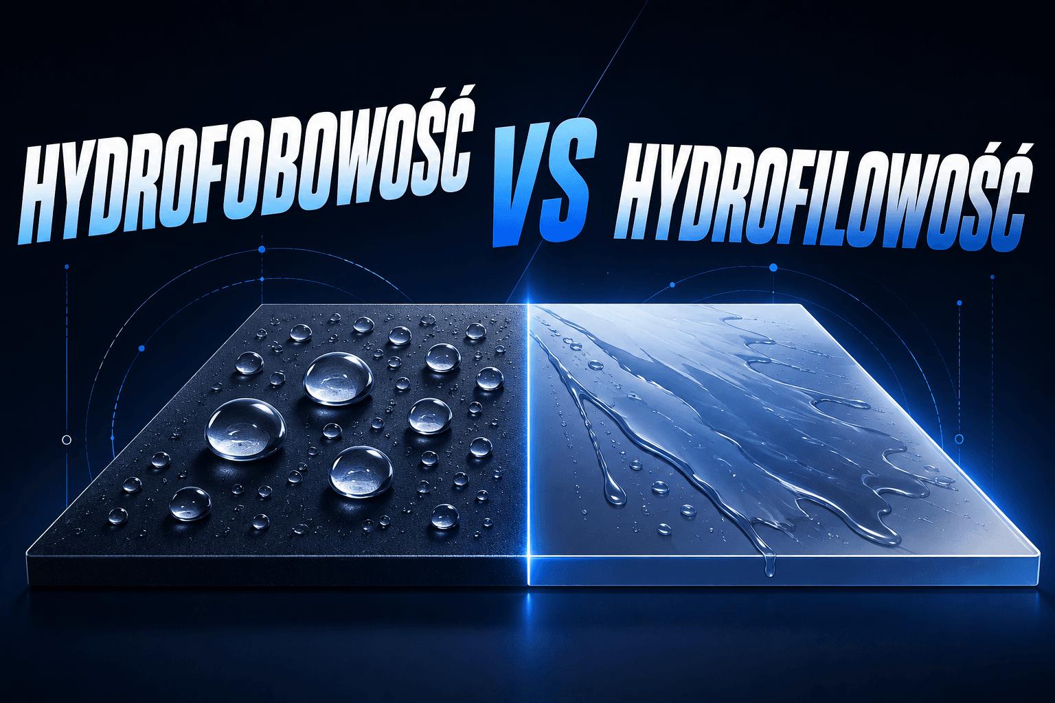 Hydrofobowość i hydrofilowość powłok ceramicznych – czym się różnią?